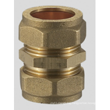 Brass Compression Fitting Straight Coupler CxC